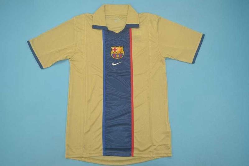 AAA(Thailand) Barcelona 2001/03 Away Retro Soccer Jersey