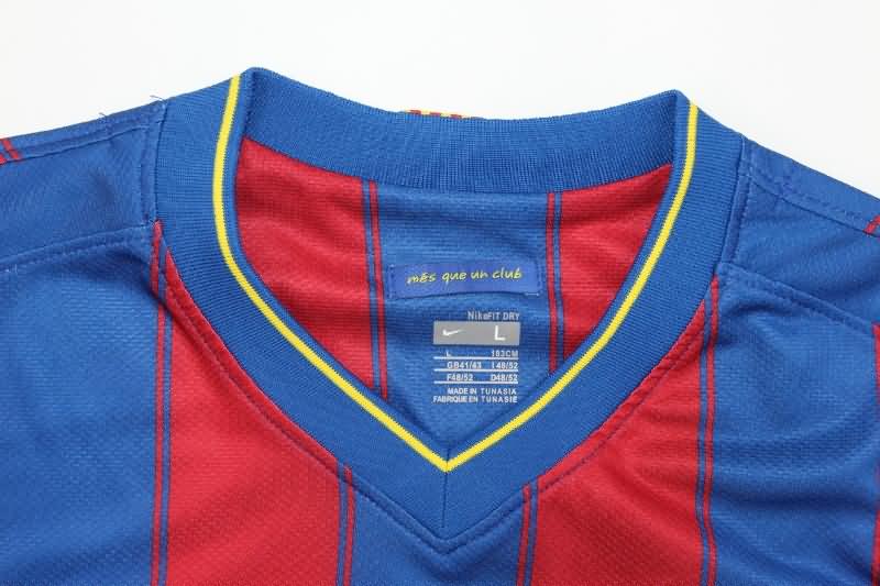 AAA(Thailand) Barcelona 2009/10 Home Long Sleeve Retro Soccer Jersey