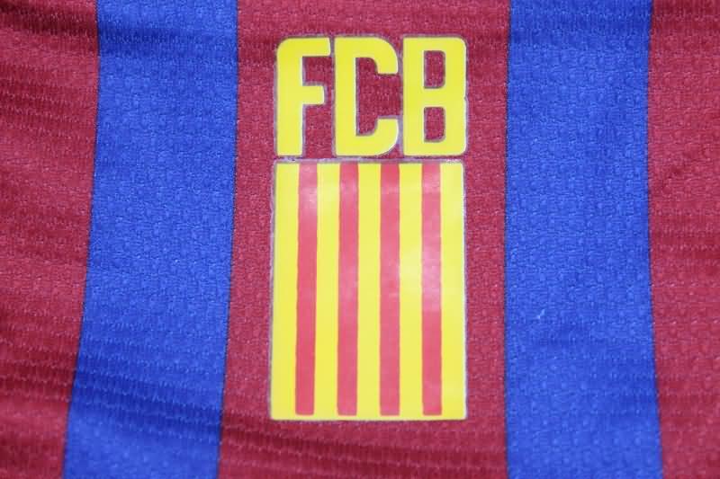 AAA(Thailand) Barcelona 2011/12 Home Long Slevee Retro Soccer Jersey