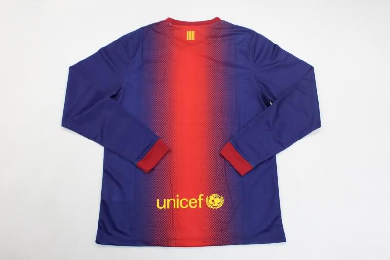 AAA(Thailand) Barcelona 2012/13 Home Long Slevee Retro Soccer Jersey