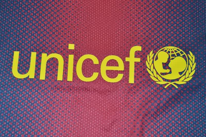 AAA(Thailand) Barcelona 2012/13 Home Long Slevee Retro Soccer Jersey (Player)