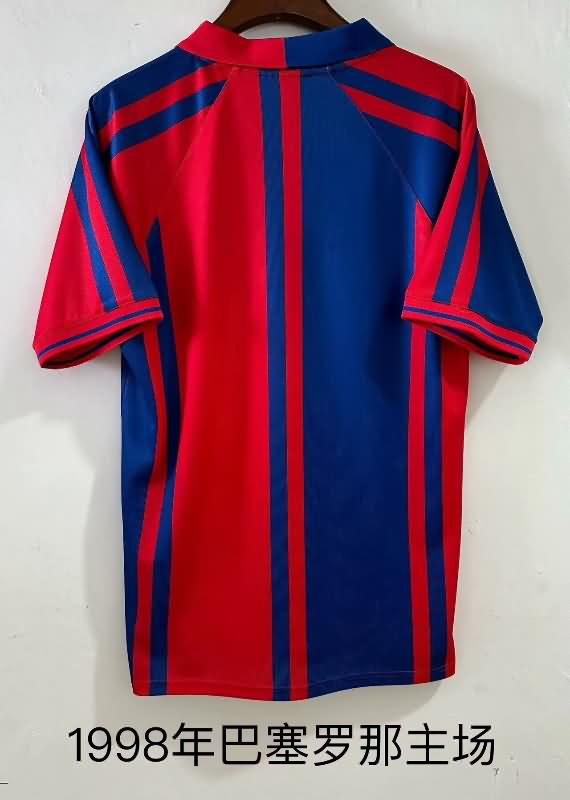 AAA(Thailand) Barcelona 1998 Home Retro Soccer Jersey