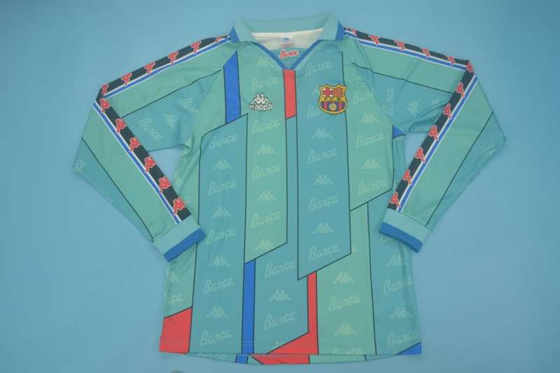AAA(Thailand) Barcelona 1995/97 Away Retro Soccer Jersey(L/S)