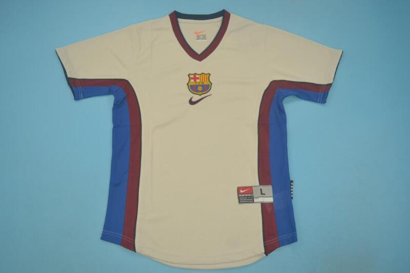 AAA(Thailand) Barcelona 1999/01 Away Retro Soccer Jersey