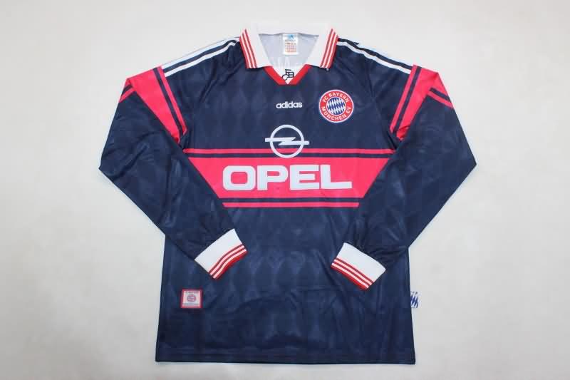 AAA(Thailand) Bayern Munich 1997/98 Home Long Sleeve Retro Soccer Jersey