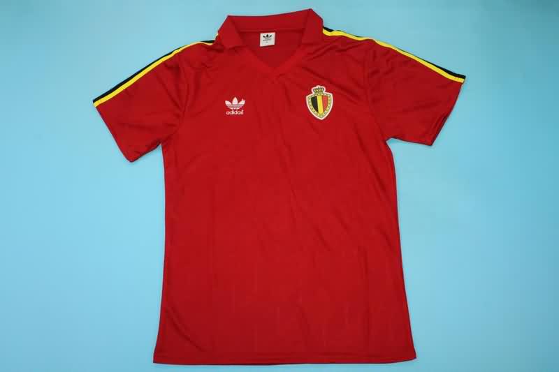 AAA(Thailand) Belgium 1986 Home Retro Soccer Jersey
