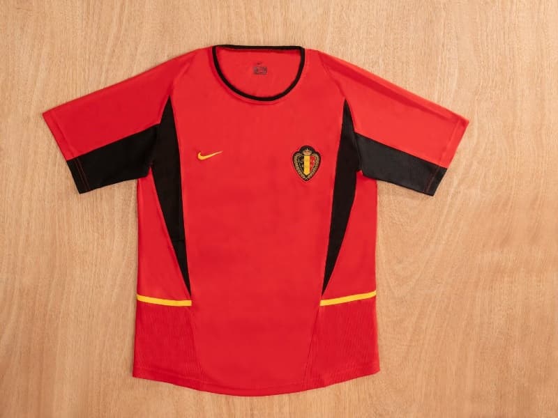 AAA(Thailand) Belgium 2002 Home Retro Soccer Jersey