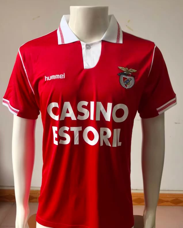 AAA(Thailand) Benfica 1992/93 Home Retro Soccer Jersey AAA(Thailand) Benfica 1992/93 Home Retro Soccer Jersey