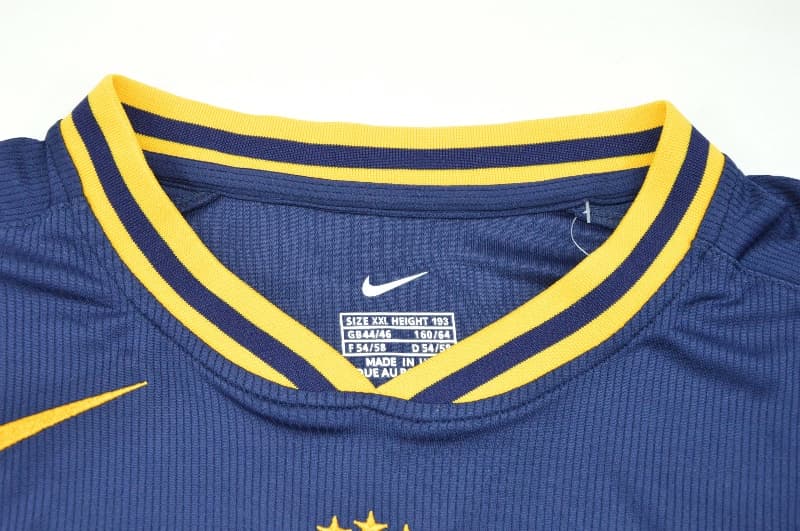 AAA(Thailand) Boca Juniors 2006/07 Home Retro Long Sleeve Soccer Jersey