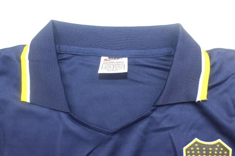 AAA(Thailand) Boca Juniors 1996/97 Home Long Sleeve Retro Soccer Jersey