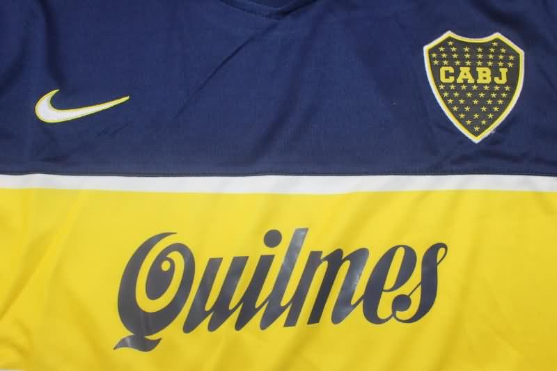 AAA(Thailand) Boca Juniors 1996/97 Home Long Sleeve Retro Soccer Jersey