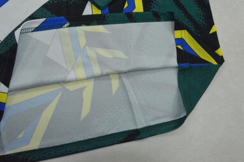 AAA(Thailand) Brazil 1994 Goalkeeper Green Retro Long Soccer Jersey