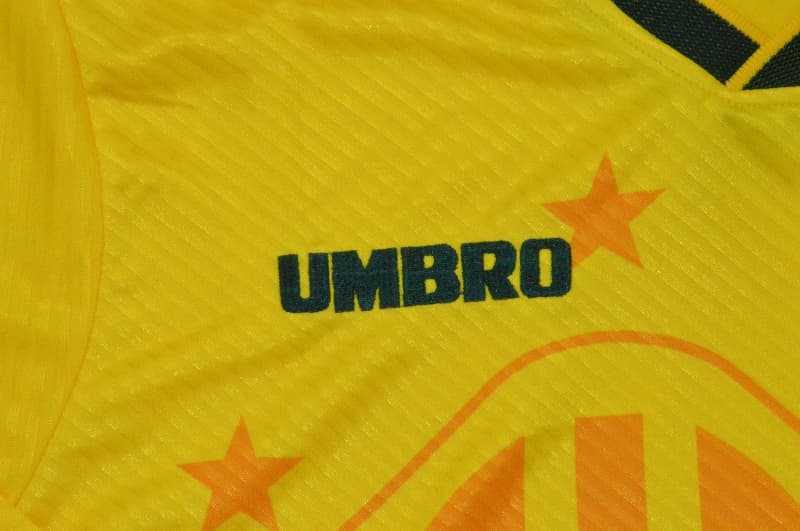 AAA(Thailand) Brazil 1994 Home Retro Long Sleeve Soccer Jersey