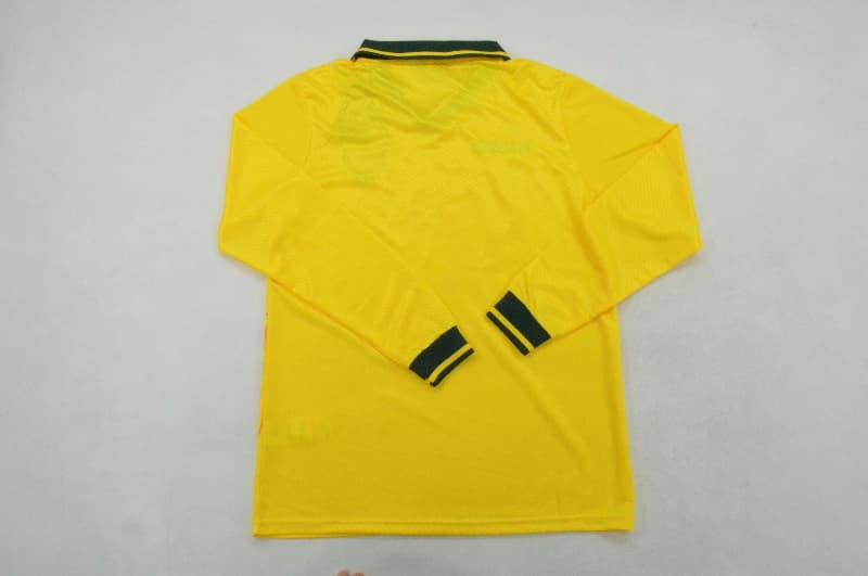 AAA(Thailand) Brazil 1994 Home Retro Long Sleeve Soccer Jersey