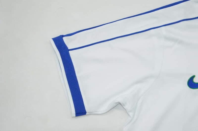 AAA(Thailand) Brazil 1998 Goalkeeper White Retro Soccer Jersey