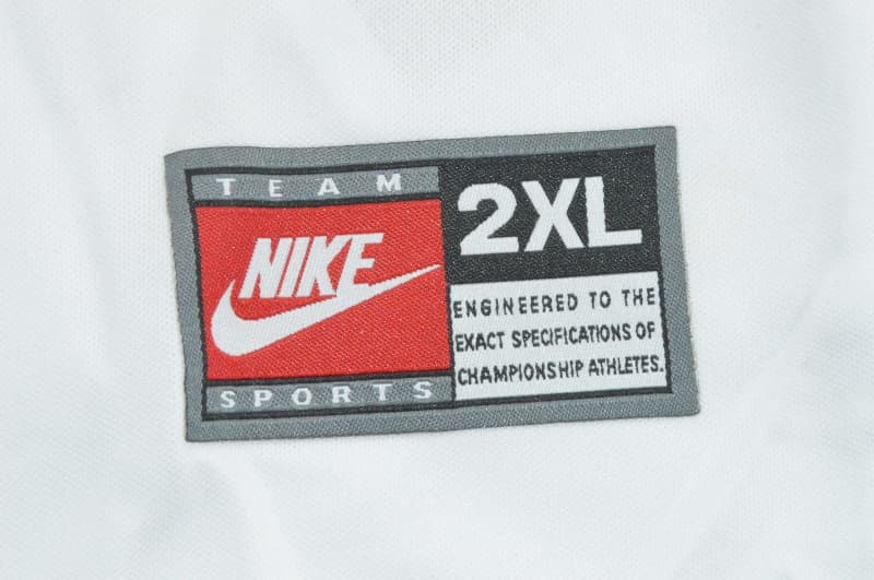 AAA(Thailand) Brazil 1998 Goalkeeper White Retro Long Sleeve Soccer Jersey