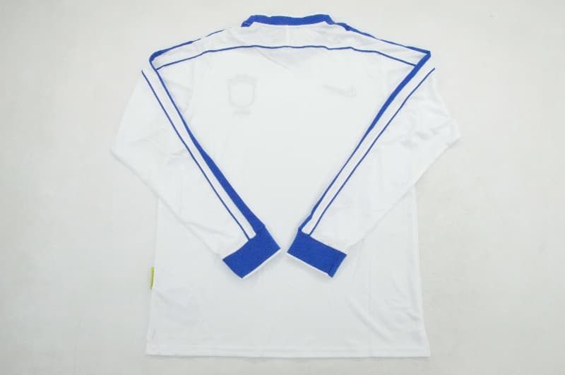 AAA(Thailand) Brazil 1998 Goalkeeper White Retro Long Sleeve Soccer Jersey