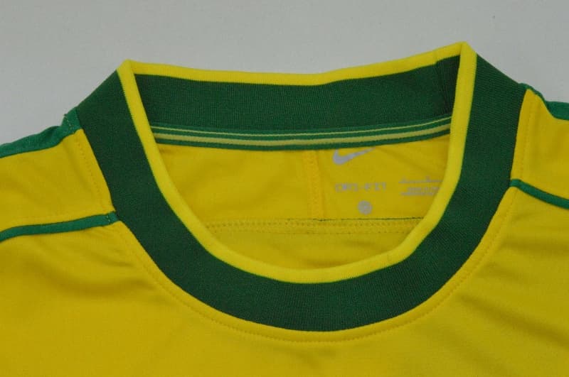 AAA(Thailand) Brazil 1998 Home Retro Women Soccer Jersey