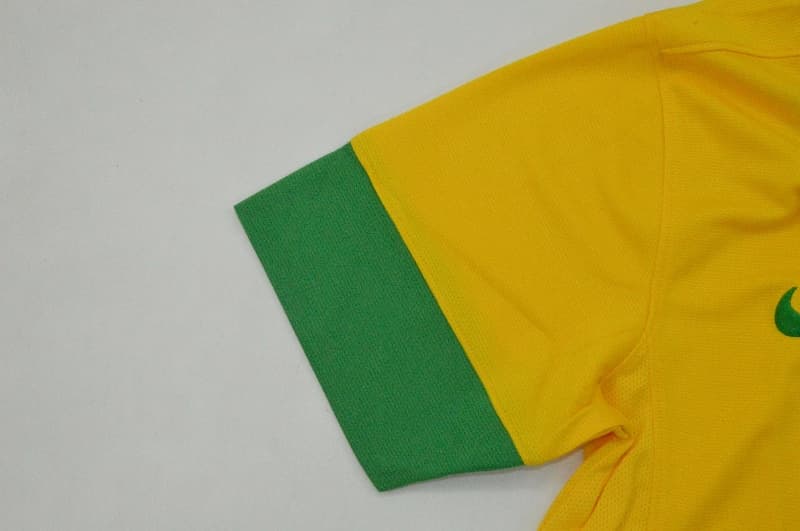 AAA(Thailand) Brazil 2012 Home Retro Soccer Jersey