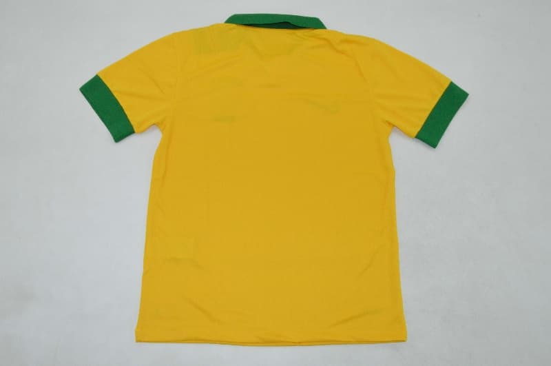 AAA(Thailand) Brazil 2013 Home Retro Soccer Jersey