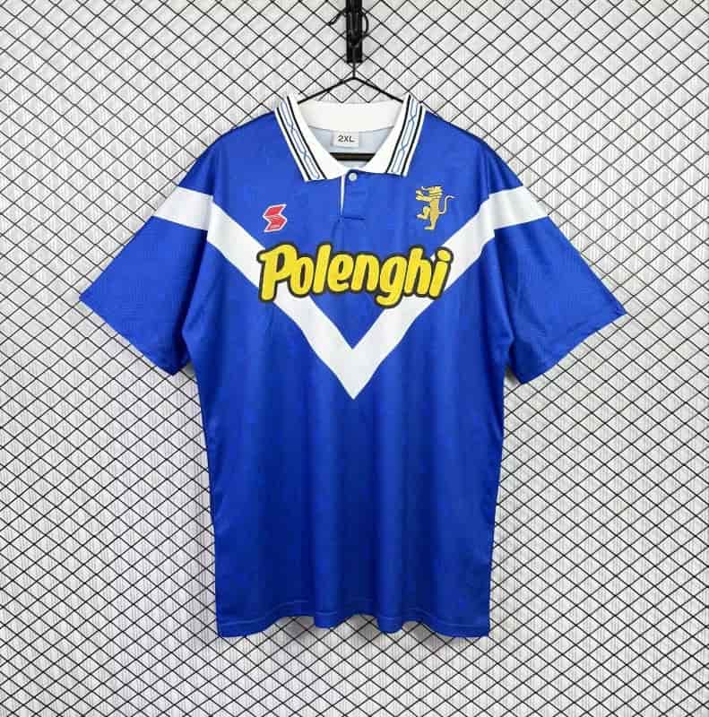 AAA(Thailand) Brescia 1995/96 Home Retro Soccer Jersey AAA(Thailand) Brescia 1995/96 Home Retro Soccer Jersey
