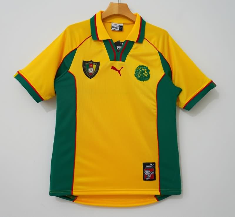 AAA(Thailand) Cameroon 1998 Away Retro Soccer Jersey AAA(Thailand) Cameroon 1998 Away Retro Soccer Jersey