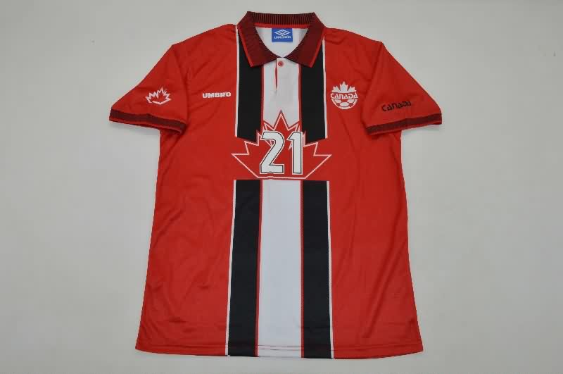 AAA(Thailand) Canada 1998 Home Retro Soccer Jersey