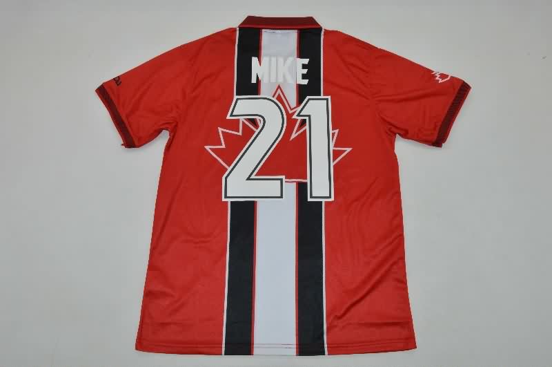AAA(Thailand) Canada 1998 Home Retro Soccer Jersey