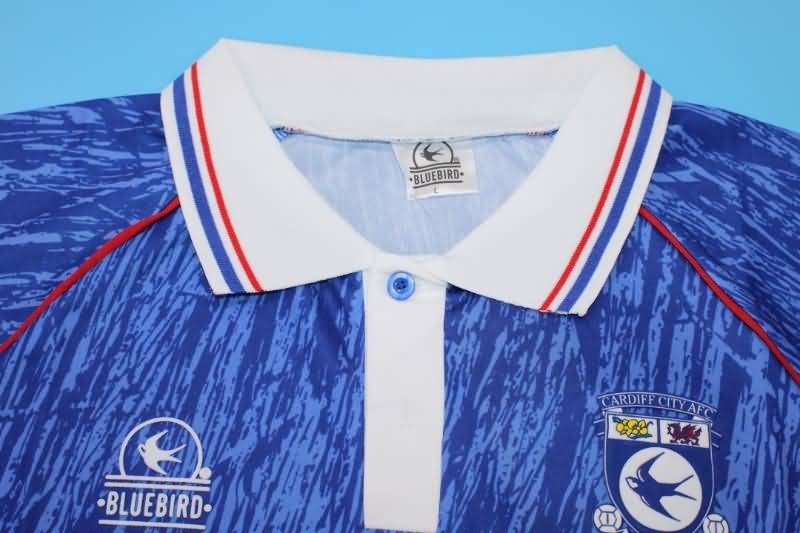 AAA(Thailand) Cardiff City 1992/93 Home Retro Soccer Jersey
