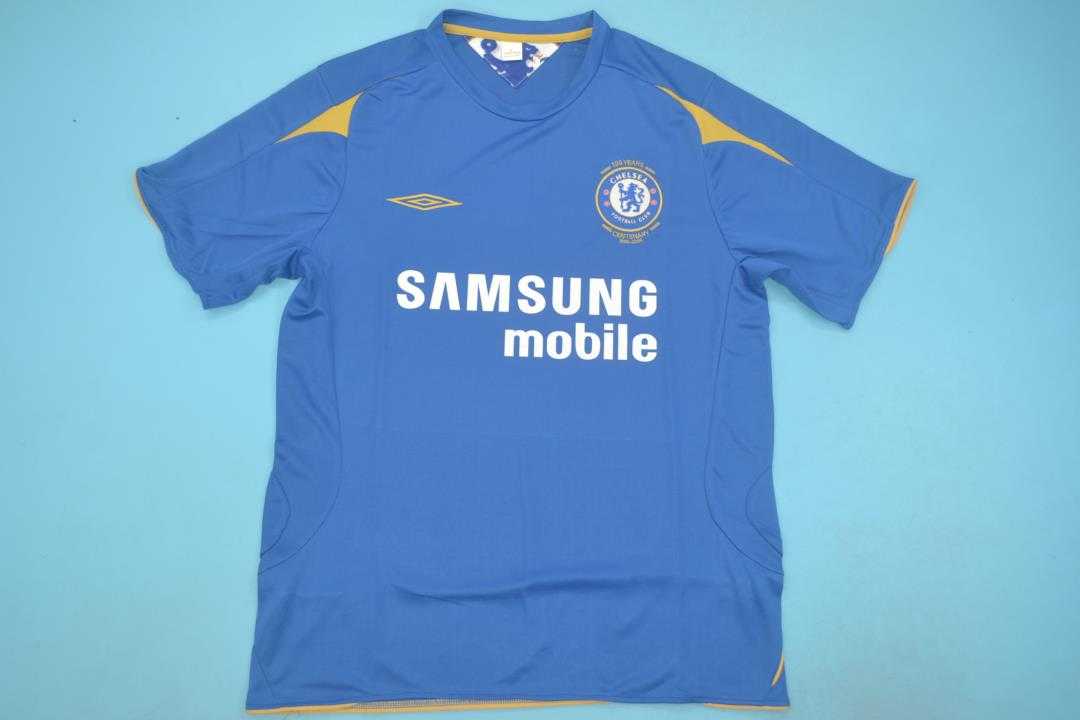 AAA(Thailand) Chelsea 2005/06 Home Retro Soccer Jersey