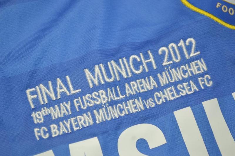 AAA(Thailand) Chelsea 2011/12 Home UCL Final Retro Jersey(L/S)