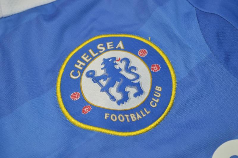 AAA(Thailand) Chelsea 2011/12 Home UCL Final Retro Jersey(L/S)