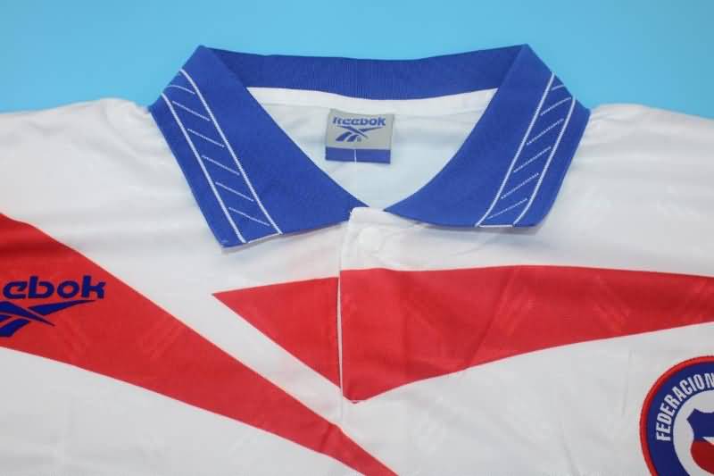 AAA(Thailand) Chile 1998 Away Long Slevee Retro Soccer Jersey