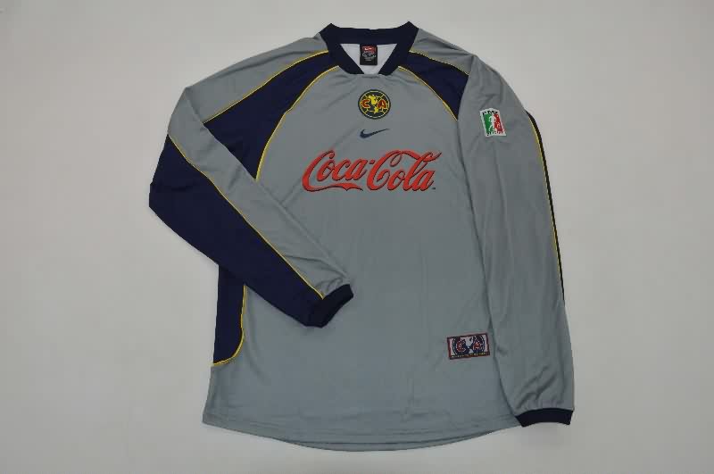 AAA(Thailand) Club America 2001/02 Third Long Sleeve Retro Soccer Jersey AAA(Thailand) Club America 2001/02 Third Long Sleeve Retro Soccer Jersey