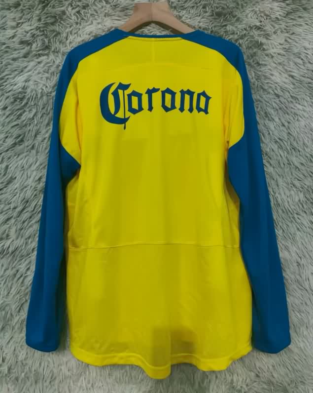 AAA(Thailand) Club America 2003/04 Home Long Sleeve Retro Soccer Jersey