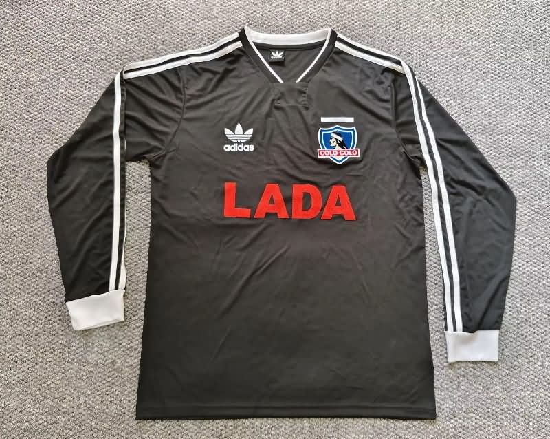AAA(Thailand) Colo Colo 1991 Away Retro Long Sleeve Soccer Jersey AAA(Thailand) Colo Colo 1991 Away Retro Long Sleeve Soccer Jersey
