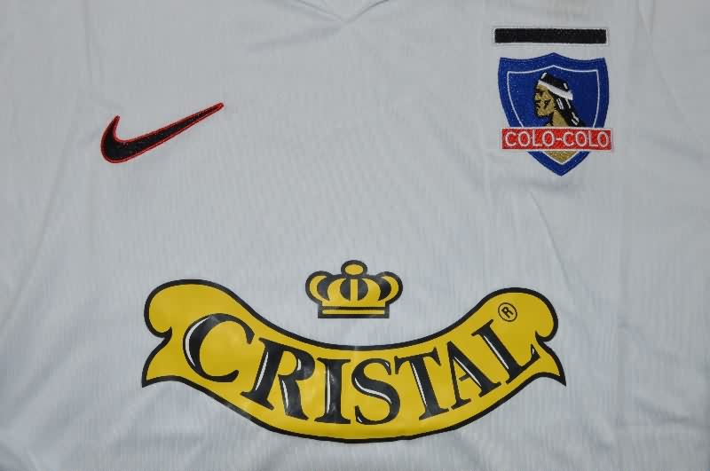 AAA(Thailand) Colo Colo 1997/98 Home Retro Long Sleeve Soccer Jersey