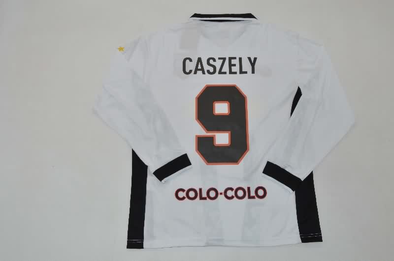 AAA(Thailand) Colo Colo 1997/98 Home Retro Long Sleeve Soccer Jersey