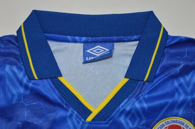 AAA(Thailand) Colombia 1994 Away Retro Soccer Jersey