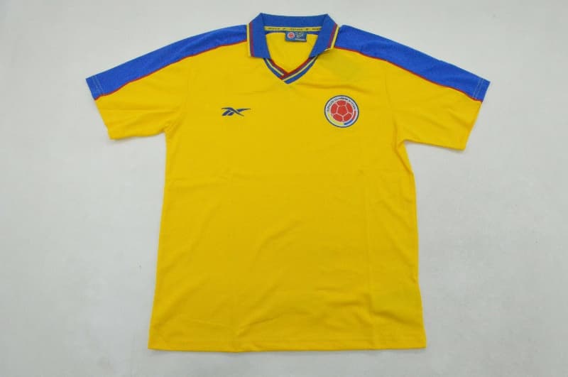AAA(Thailand) Colombia 1998 Home Retro Soccer Jersey