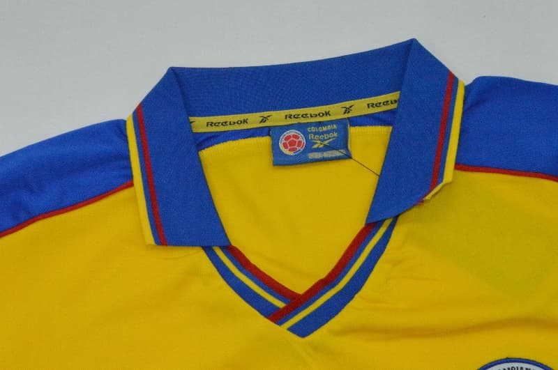 AAA(Thailand) Colombia 1998 Home Retro Soccer Jersey