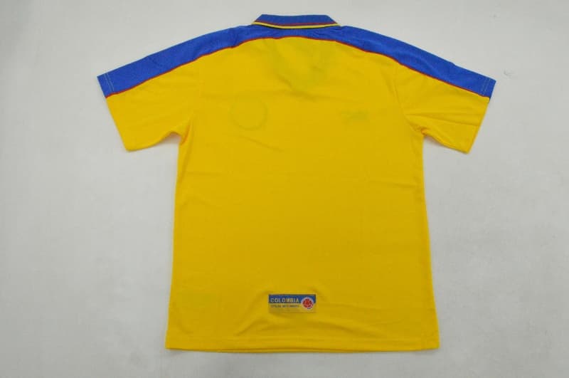 AAA(Thailand) Colombia 1998 Home Retro Soccer Jersey