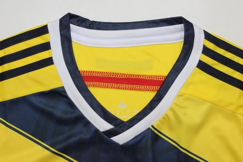 AAA(Thailand) Colombia 2014 Home Retro Soccer Jersey