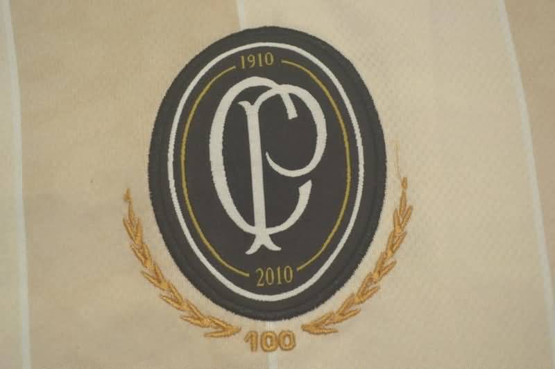 AAA(Thailand) Corinthians 2010/100 100 Anniversary Retro Soccer Jersey
