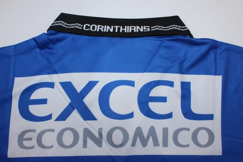 AAA(Thailand) Corinthians 1998 Goalkeeper Blue Retro Soccer Jersey