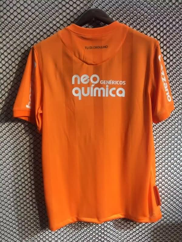 AAA(Thailand) Corinthians 2010 Goalkeeper Orange Retro Soccer Jersey