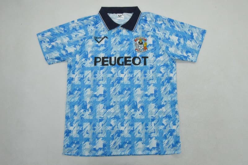AAA(Thailand) Coventry City 1992/93 Home Retro Soccer Jersey AAA(Thailand) Coventry City 1992/93 Home Retro Soccer Jersey