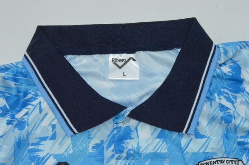AAA(Thailand) Coventry City 1992/93 Home Retro Soccer Jersey