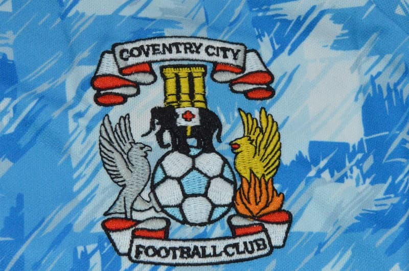 AAA(Thailand) Coventry City 1992/93 Home Retro Soccer Jersey