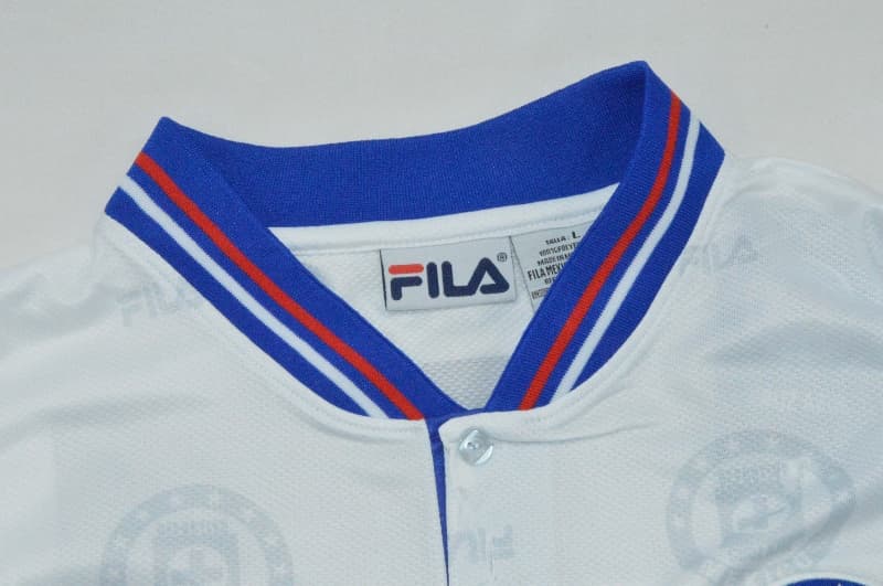 AAA(Thailand) Cruz Azul 1997/98 Away Retro Long Sleeve Soccer Jersey